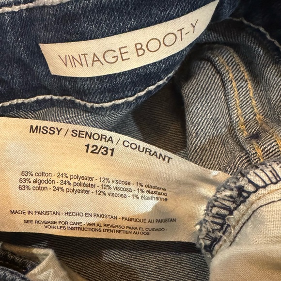Vintage America Jeans | Vintage Booty Stretch | Size 12/31 - Picture 6 of 6